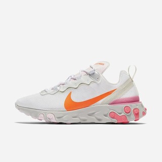 Pantofi Casual Nike React Element 55 Dama Albi Roz Rosii | IVHE-52479